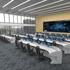 Irregular Shape Metal Security Dispatch & Monitoring Control Console