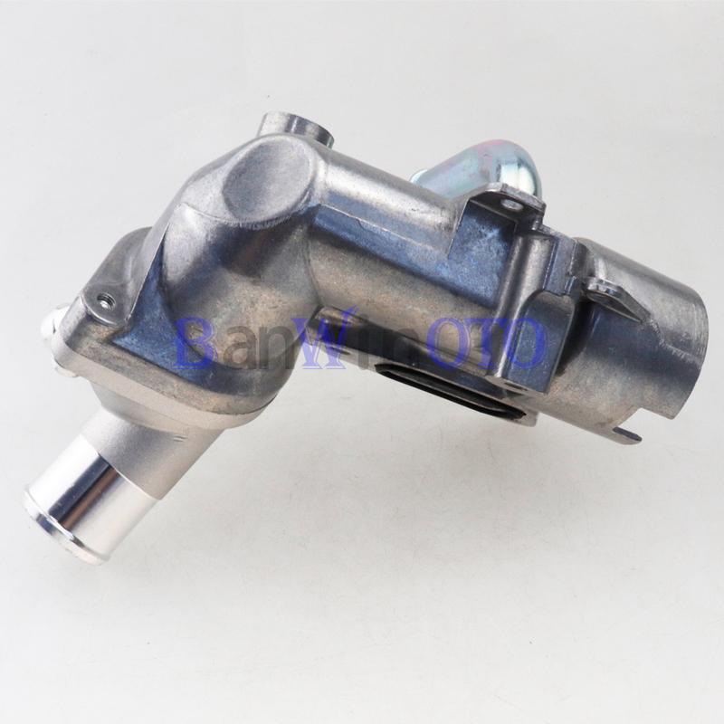 Aluminum Thermostat Housing Engine Coolant Water Pump Outlet fit for Buick LaCrosse Regal Chevy Captiva Impala Malibu 12607291