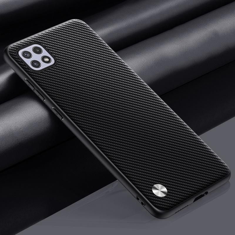 Роскошный чехол из искусственной кожи для Samsung Galaxy A22 5G, задняя крышка, матовый силиконовый противоударный защитный чехол для телефона Samsung A22 5G