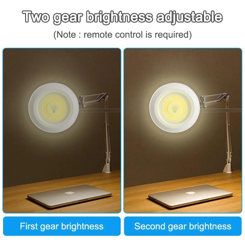 10W LED Under Counter Lights COB Light Battery Powered with Remote Control for Under Cabinet Closet Bedroom Kitchen Lighting