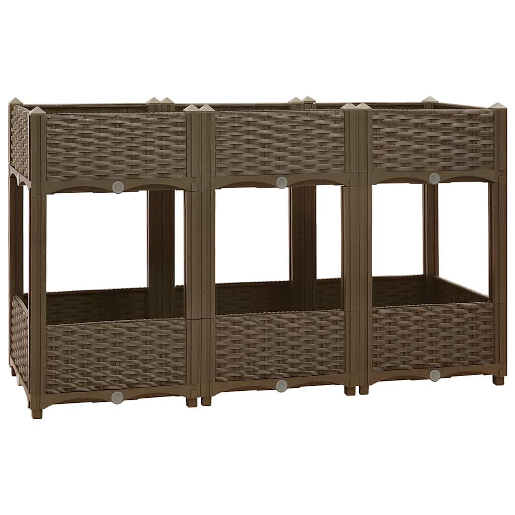 Vidaxl Donica Do Podniesionej Rabaty, 120X40X71 Cm, Polipropylen
