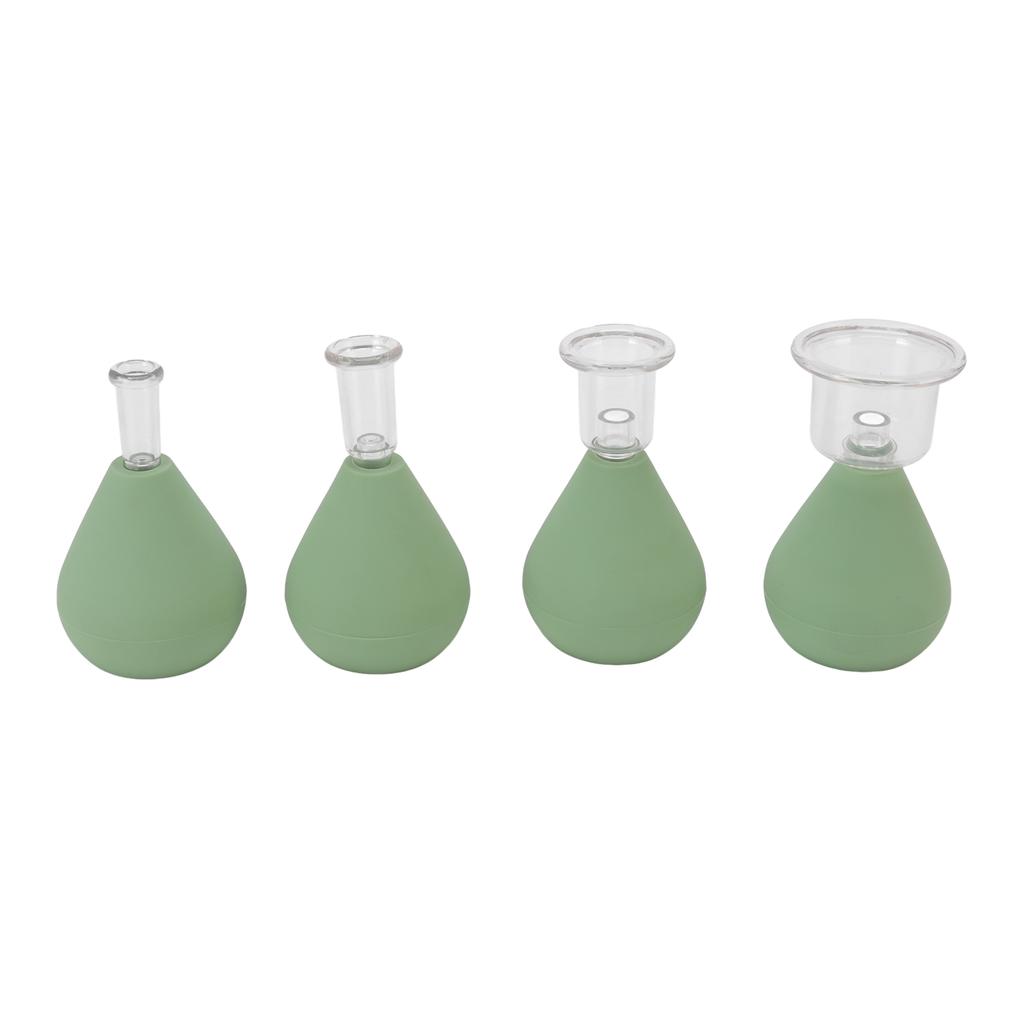 Набор из 4-х банок для лица, помогающий спать, подтягивающий кожу, уменьшающий мелкие морщины, вакуумная присоска для лица