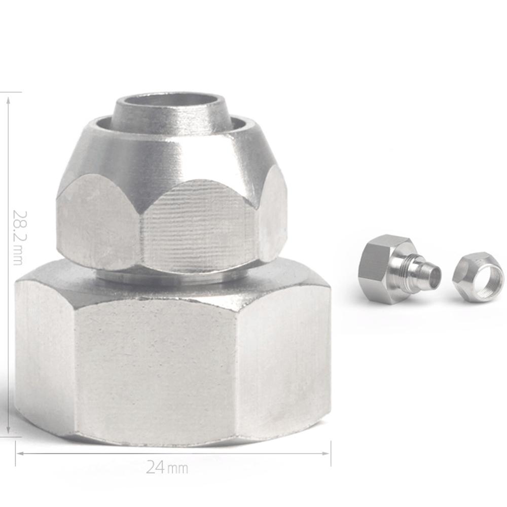 1/4" 3/8" 1/2" Дюйм Наружный Диаметр Трубки POM Быстроразъемный Соединитель Аквариум Фильтр Очиститель Воды Система Обратного Осмоса