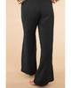 Azura Exchange Textured High Waist Wide Leg Pants