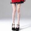 Pearl Embroidery Pearl Stockings Velvet Bow Pantyhose Fashionable Body Stockings  Base Layer