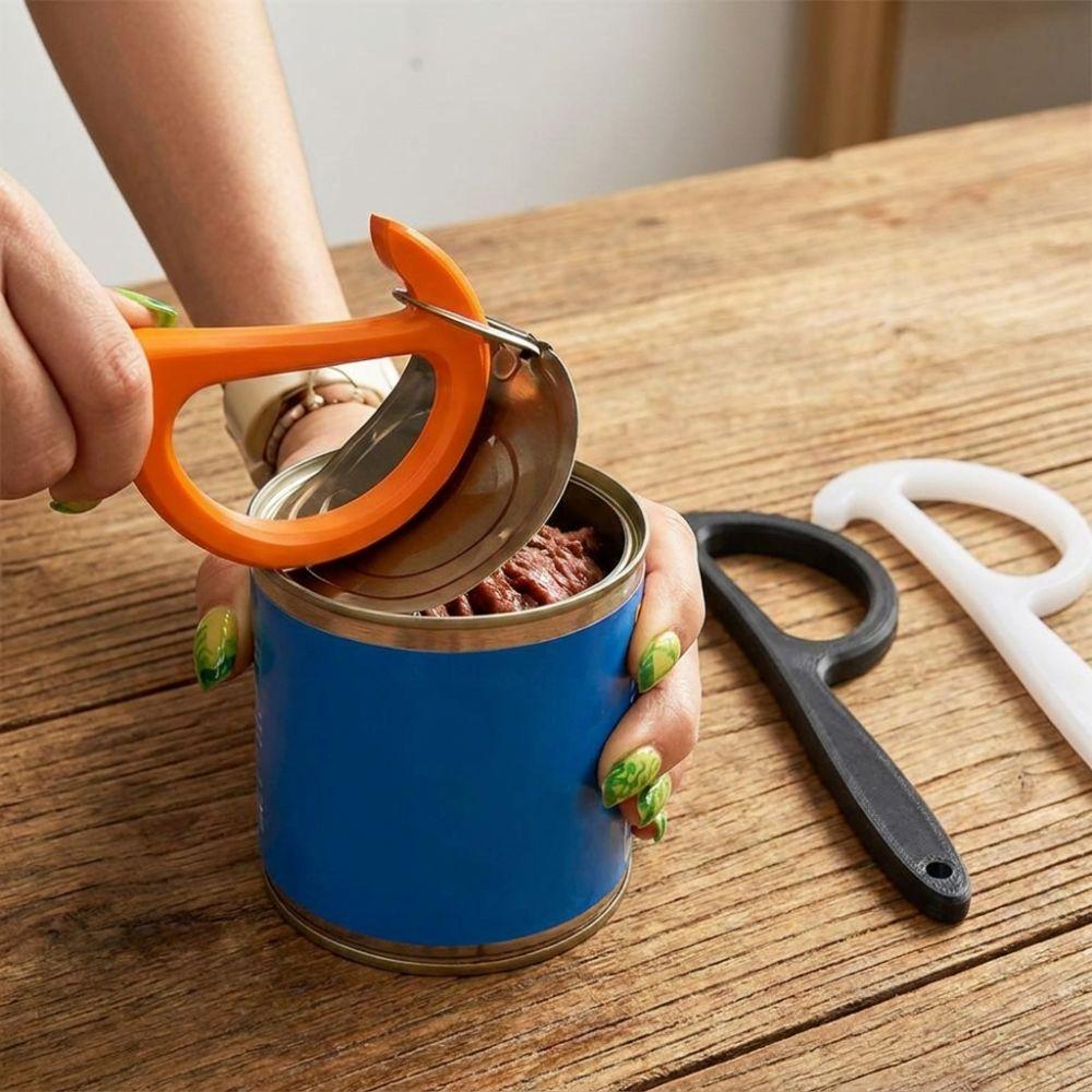 Ergonomic Handle Manual Can Opener 3D Printed Jar Remover Universal Can Opening Tool Cooking Tool