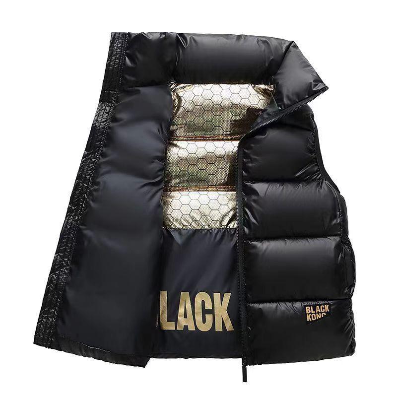 Winter Warm Girls Boys Cotton Lined Turtleneck Drawstring Zip Puff Vest Child Therme Waistcoat School Kids Outfit Tops 5-14Years