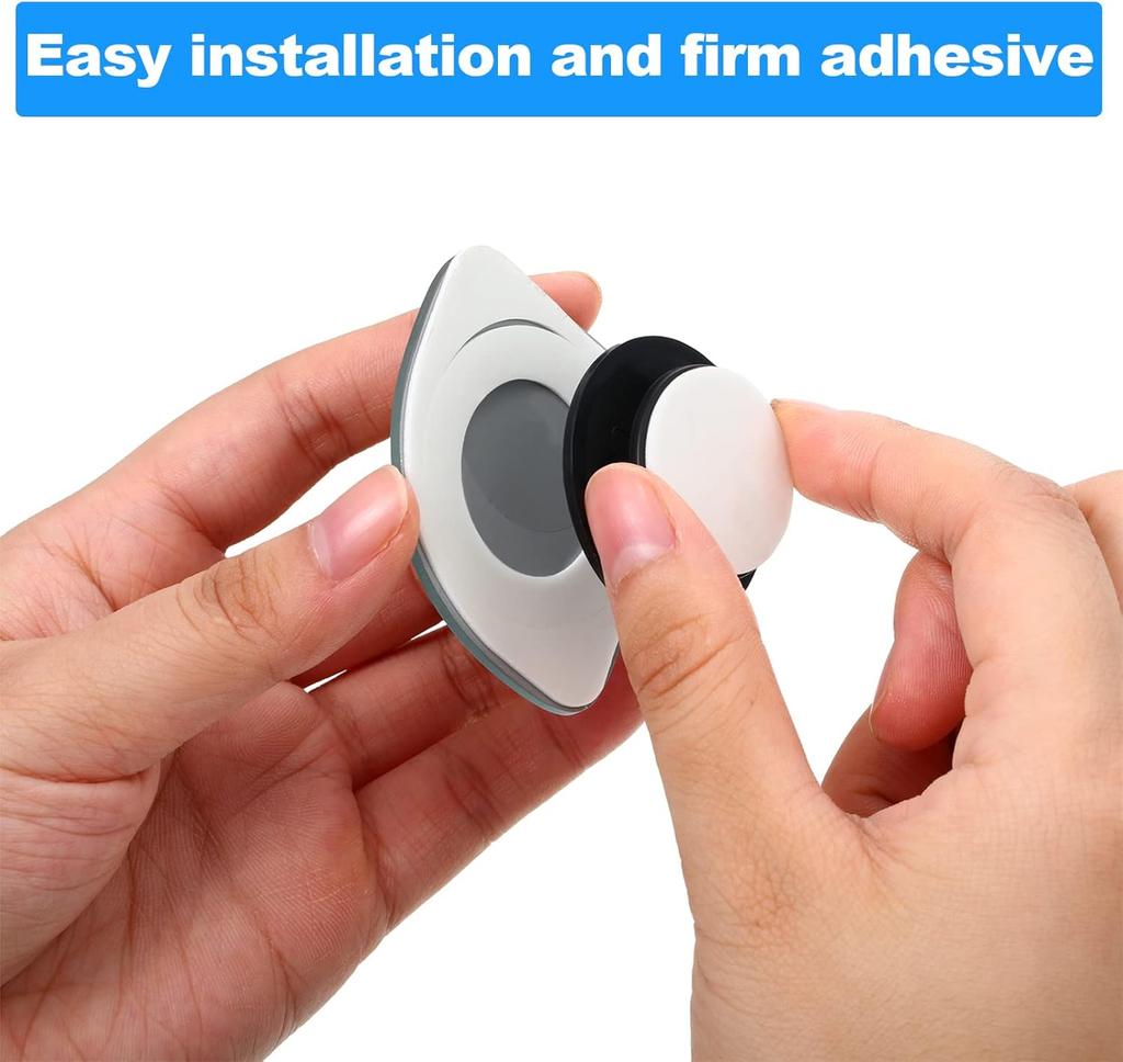 2pcs  Car Mirror Wide Angle Blind Spot Mirrors - 360° Adjustable, HD Frameless,Enhance Rearview Visibility and Reduce Blind Spots for Safe Driving