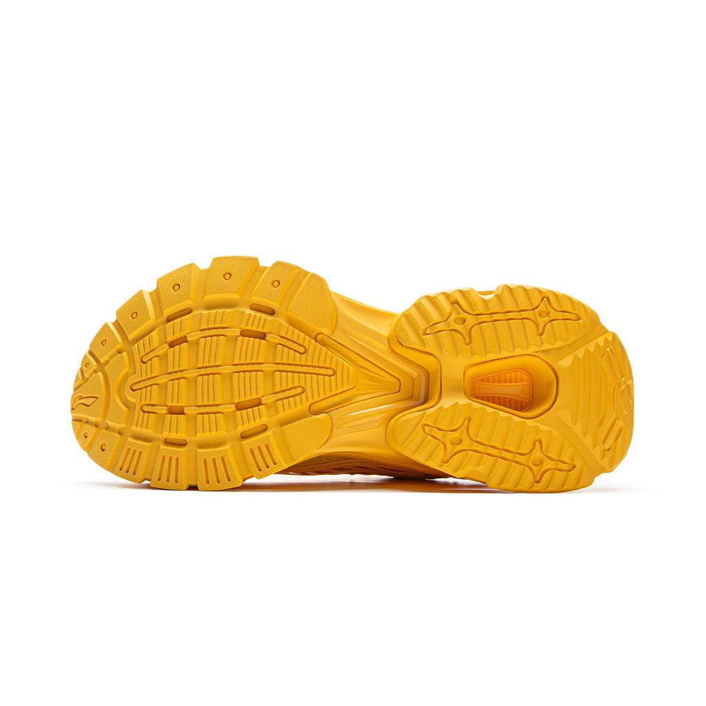 Li Ning Bow Chris Collaboration Золотое правило Модная спортивная мода Поддержка Отскока Низкий верх Повседневная обувь для образа жизни Мужские кроссовки Спектрально-желтый AZGU165-3