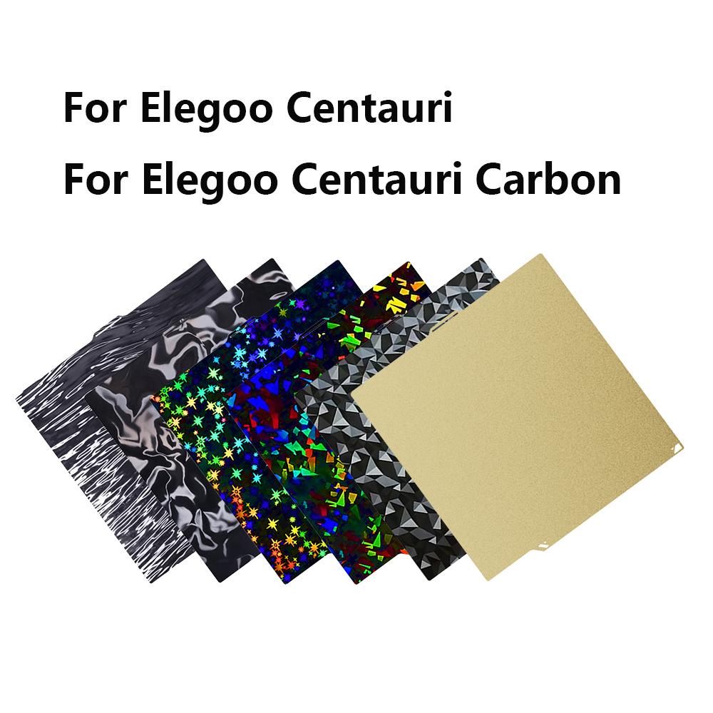 Build Plate For Elegoo Centauri Carbon Plate PEI Carbon fibe Sheet Smooth Centauri Carbon Build Plate Elegoo 3D Printer Parts