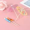 50PCS Cocktail Umbrella Sticks Decorative Toothpicks Cupcake Fruit Dessert Buffet Cocktail Parasols Drinks Picks Party Tableware
