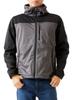 IMPACTORY Windproof Hoodie In Gray and Black Men's Zip-Up (LL) 813133I-05-LL