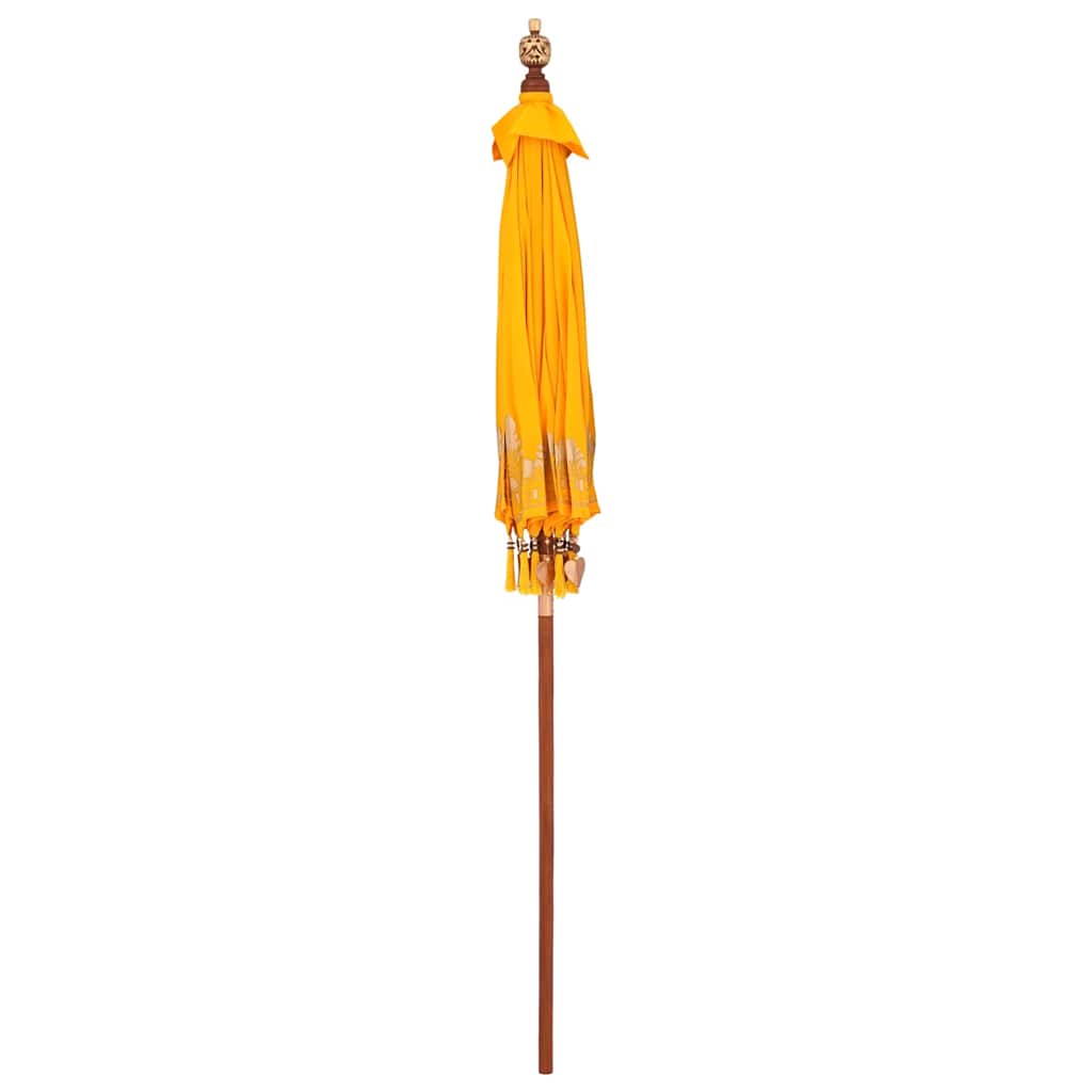 Balinese Parasol Yellow 185 x 185 x 260 cm