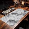 Japanese Clouds Mouse Pad Rubber Anti-slip Gaming Desk Mat XXL Gaming Office Desk Mat With Stitched Edge Keyboard Long Mousepads