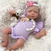 Милые 19-дюймовые куклы-реборн 49 см, мягкие на ощупь тканевые тела, реалистичные куклы-новорожденные, окрашенные вручную волосы с видимыми венами, кукла-перерождение, детская игрушка