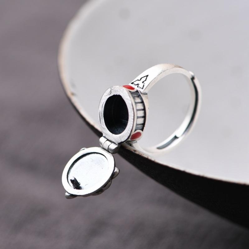 Ретро Уникальное Модное Кольцо Серебряного Цвета Дизайн Резьба Розовые Узоры Свадьба Юбилей Помолвка Женские Украшения