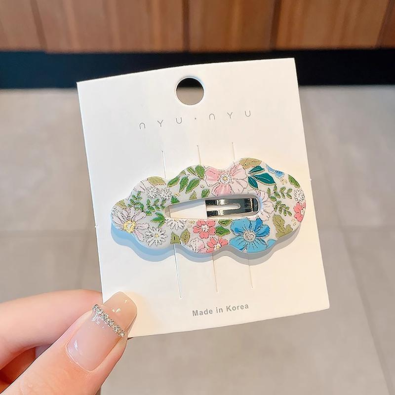 Creative Cartoon Cute Sweet Colorful Hairpin For Women Girls  Kawaii Bangs Hair Clip Side Clip Headwear Hair Accessories