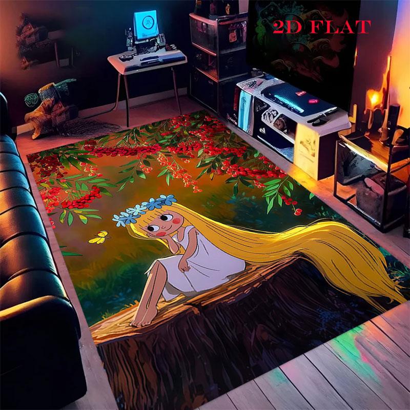 Die Maus Carpet Rug for Living Room Bedroom Home Sofa Decoration,Kids play Nonslip Floor Mat