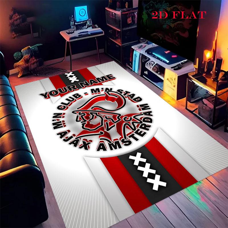 Custom Afc Ajax Carpet Rug for Living Room Bedroom Home Sofa Decoration,Kids play Nonslip Floor Mat