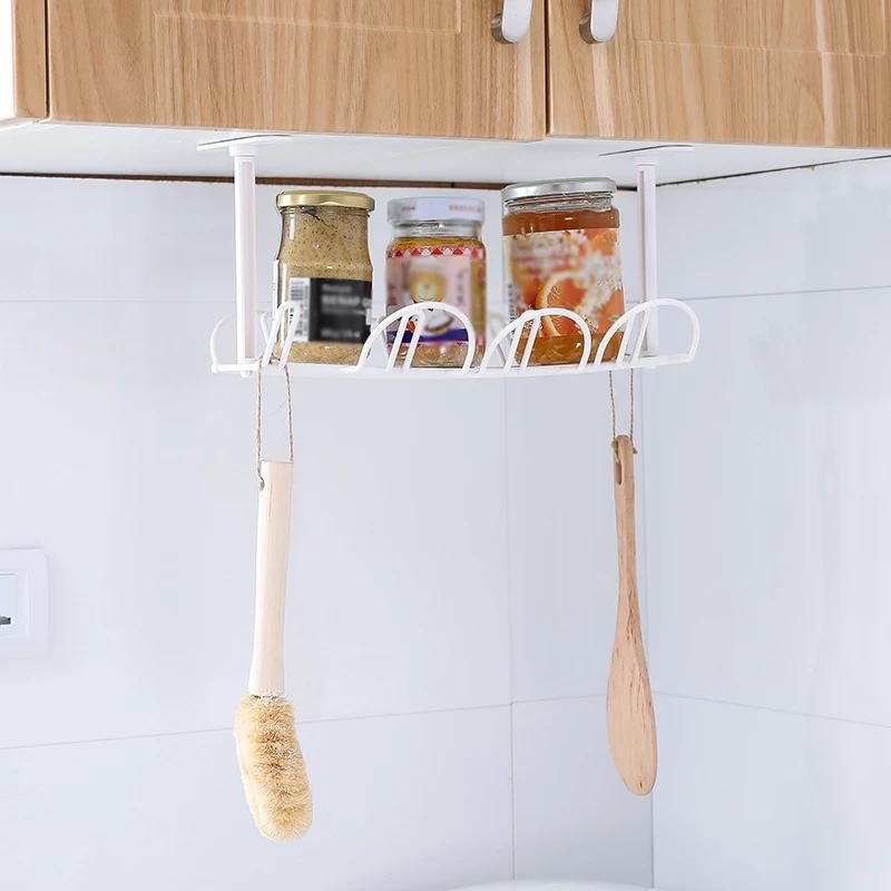 Under Table Storage Rack Cable Rack Shelf Table Bottom Socket Holder Hanging Rack Line Finishing Home Office Desk Wire Organizer