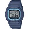 Женские часы Baby-G BGD-5650-2JF [модель BABY-G Square Design Radio Wave Solar] квадратные синие