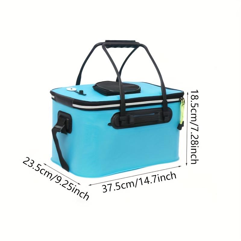 1 шт. рыболовное ведро из ЭВА, ведро для живой рыбы, складное ведро с плечевым ремнем, инструмент для морской рыбалки