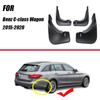 For Mercedes Benz C Class C-Class W205 2015~ Fender Mud Guard Flaps Mudguards Accessories Benz C180 C200 C260 C300 Mudguards