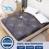 2023 Super Waterproof Bed Mattress Cover Fitted Sheet Bed Protector Cover Anti-slip Adjustable Mattress Bedspread No Pillowcase