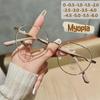Luxury Myopia Glasses Classic Vintage Anti-blue Light Eyeglasses Women Men Minus Diopter Eyewear Prescription with 0 -0.5To -6.0
