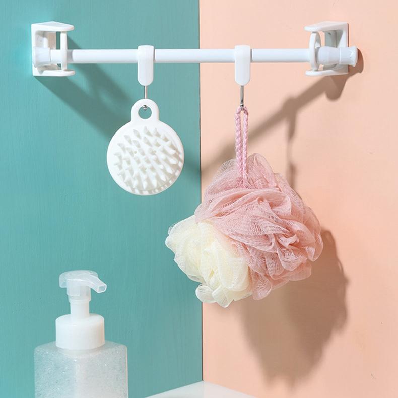 2 шт. вращающееся кольцо висит без перфорации душевая занавеска рельс фиксированный держатель кронштейна