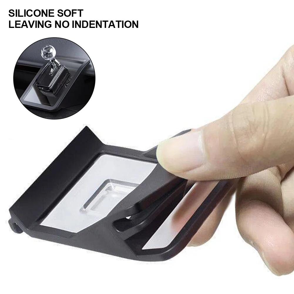 Основание автомобильного кронштейна 17 мм для Tesla Model 3 Highland Model Y Juniper Launch Мягкий клей Гибкий Подвижный Вращение на 360 градусов