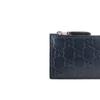 Gucci Signature Double G Logo Embossed Leather Card Holder Unisex Card Holder Dark-Blue 779876-CWC1N-4009