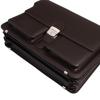 Elegancka teczka męska na laptopa t18 - aktówka brązowa (czekolada) | produkt polski