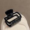 Acetate Square Hair Claw Elegant Hair Clip Retro Horsetail Clip  Girls