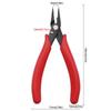High Carbon Steel Jewellery Bead Setting Pliers Rubber Jewelry Crimping Pliers  Bracelet