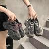 Интернет-знаменитости толстоподошвенные увеличивающие рост кроссовки папины кроссовки женские осень 2025 новые Shishang универсальные дышащие повседневные спортивные кроссовки для бега