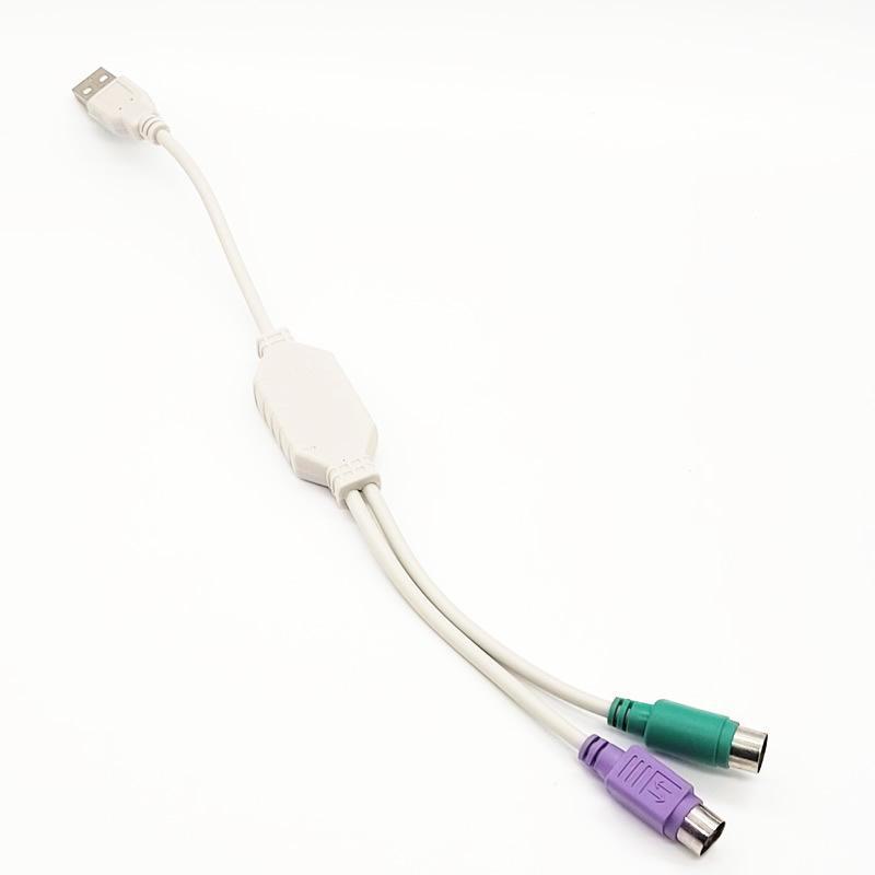 Кабель-адаптер для клавиатуры и мыши USB-PS2