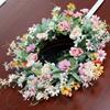 Spring Artificial Daisy Wreath Fake Flower Flowers Door Hanging  Party Favors