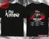 Футболка с принтом Warning Keep Me Feed Tour 2025, двусторонняя, унисекс