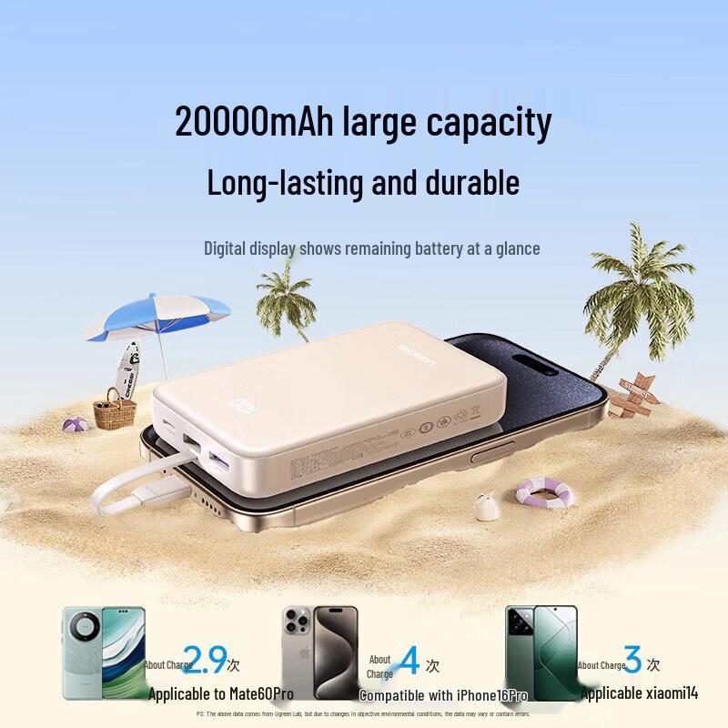 UGREEN 10000mAh Fast Charging Power Bank CN plug (adapter included)