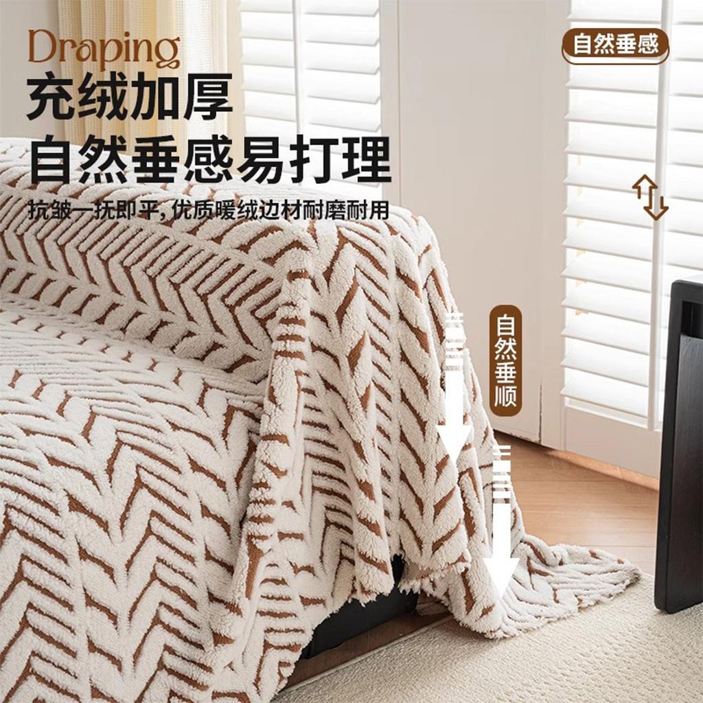 Pet-Friendly Sofa Cover With Stain Guard, Neat Couch Cover And Stretch Sofa Slipcover For Busy Families