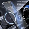 Магнитное беспроводное зарядное устройство для Apple Android, автомобильное зарядное устройство с супербыстрой зарядкой, 15 Вт, держатель для мобильного телефона