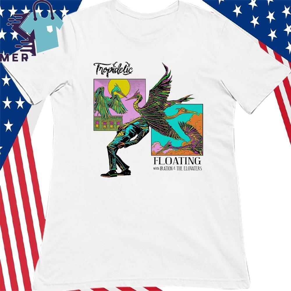 Tropidelic Floating With Iration & The Elovaters Shirt White Unisex T-Shirt