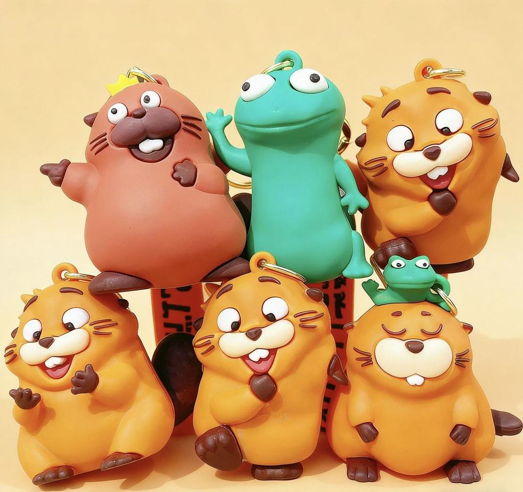 Новая серия Pixar 'Hoppers' Милый брелок Мультяшная фигурка из фильма Украшение для сумки Стильный аксессуар Идеальный подарок для девочки