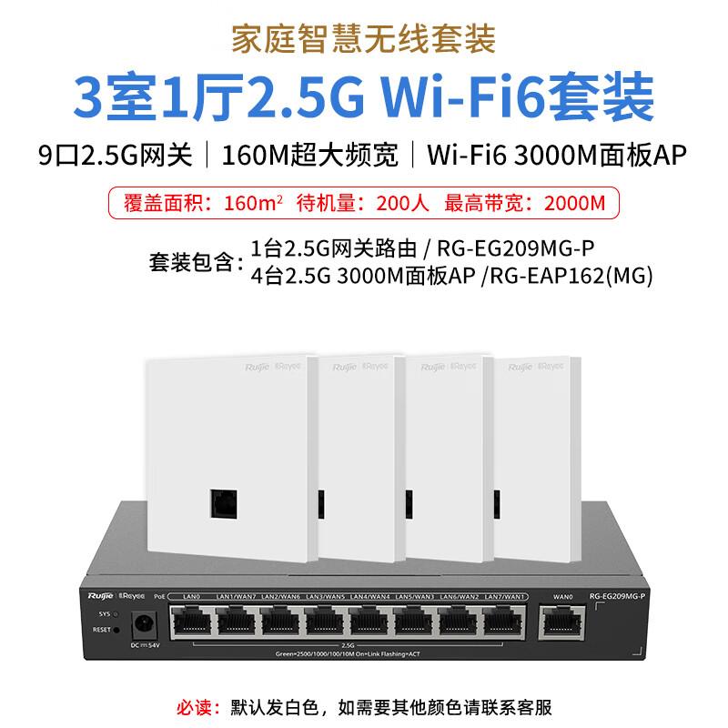 Ruijie RG-EAP162(MG) WiFi 6 3000M Whole Home Mesh System (CN version)