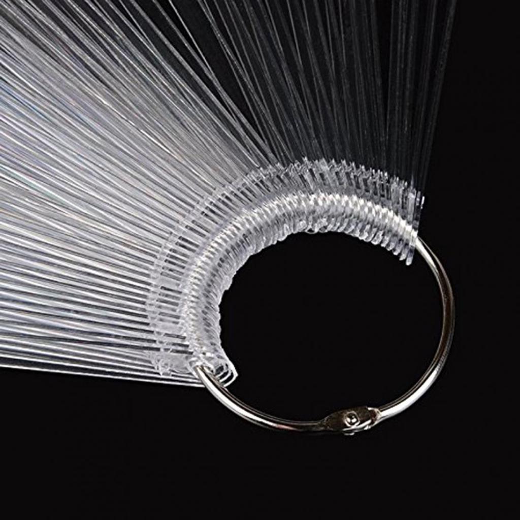 50 шт., веерообразные насадки для дизайна ногтей, польская доска, палочки для практики, маникюрный инструмент