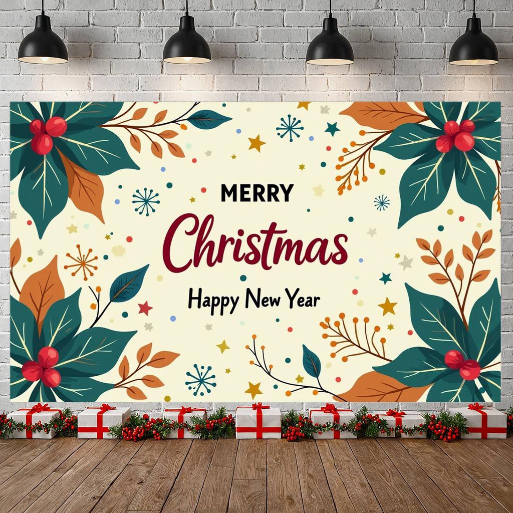 New Year Banner Snowflake Pattern New Year Decoration Banner Holiday Banner Holiday For Holiday Gathering New Year Event