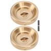 2pcs Brass Wheel Hub Counterweight Upgrade Accessories Fit for Axial SCX24 124 RC Car