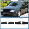 Крышка зеркала в стиле летучей мыши для Volkswagen Golf 4 MK4 1997-2003, крышка зеркала заднего вида, 2 шт., глянцевая черная автомобильная защита, внешние щитки