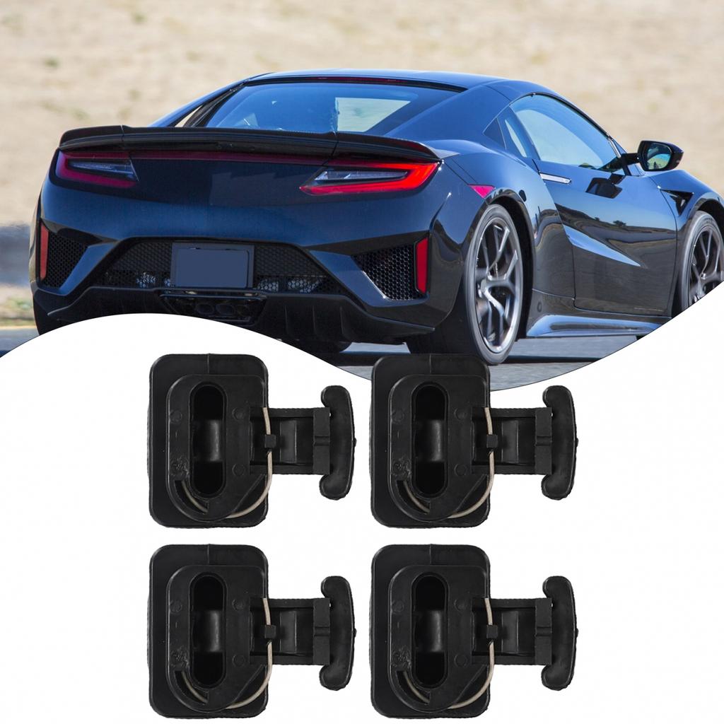 Vehicle Seat Cushion Clips 4pcs 82137-SDA-003 Accessories Black